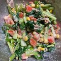 kkikyo_'s cooksnap of when they made ♡トマトと小松菜のサラダ♡~デパ地下風.