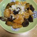 ふみこばあ's cooksnap of when they made ♡あまから~鶏むね肉となすのてりやき♡.