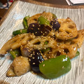 バウチャン's cooksnap of when they made れんこんとナスの甘酢炒め.
