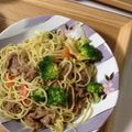 ゆめめもも's cooksnap of when they made ニンニク塩焼きそば.