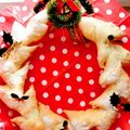 いちごぱぴこ's cooksnap of when they made ★クリスマスにパンでリース★.