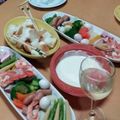 kurolabu428's cooksnap of when they made ホットプレートでチーズフォンデュ♪.