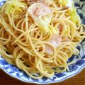きゃめるりん's cooksnap of when they made ベーコンとレタスの塩麹パスタ.