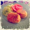 みるふぃー。's cooksnap of when they made 本当は教えたくない！蟹クリームコロッケ.