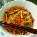 あやぴかちゅ's cooksnap of when they made すき焼きのタレで♪簡単☆チャプチェ.