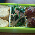 さっちゃん←元こ茄子's cooksnap of when they made 小松菜としめじのﾁｰｽﾞ炒め☆.