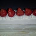56なな's cooksnap of when they made ☆スポンジが主役のいちごショート☆.