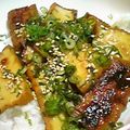 mitimiya's cooksnap of when they made 厚揚げで、なんちゃって鰻丼.