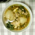 でびざる's cooksnap of when they made かぶの鶏そぼろあんかけ.
