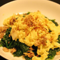 ニコニコ笑顔's cooksnap of when they made ふわっと卵とほうれん草のサラダ.