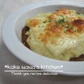 かけまま's cooksnap of when they made カレーミートソースマッシュポテト焼き.