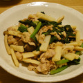 ひなた１０１６'s cooksnap of when they made 豚肉と長芋の和風炒め.