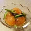 にきけん's cooksnap of when they made トマトともずくの酢の物.