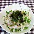 龍青空ママ's cooksnap of when they made 大根とハムのさっぱり簡単サラダ.