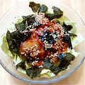 あつりゅ's cooksnap of when they made キムチとキャベツと海苔の胡麻醤油和え.