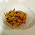 ichicurry's cooksnap of when they made ササミと野菜のオイスター炒め.