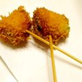 muel's cooksnap of when they made 豆腐とベーコンの串揚げ.