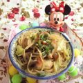 みなみんくっきんぐ's cooksnap of when they made 春キャベツとちくわのバター醤油和風パスタ.