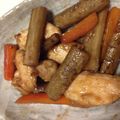 まきＡ's cooksnap of when they made ✽フライパンで♪甘辛鶏ごぼう✽.