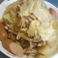 あまいこびと's cooksnap of when they made もやしとキャベツの水無し味噌キムチ鍋.
