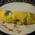 大魔女's cooksnap of when they made ほうれん草とハムのチーズオムレツ.