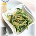 ＴＯＭＯＷＡＴ's cooksnap of when they made 水菜のごま辛子醤油和え.