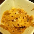 天然みつ豆's cooksnap of when they made レンコンのきんぴら.