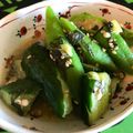 クック☆やーっ！'s cooksnap of when they made 大葉香る♪♪オクラときゅうりのサラダ.