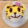 ハチコの毎日のお料理's cooksnap of when they made 簡単！しまじろう！立体ケーキ☆.