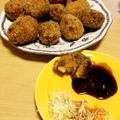 umimu's cooksnap of when they made 残りすき焼きで簡単☆チーズコロッケ.