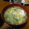 ramieru's cooksnap of when they made にらともやしのあんかけ玉子スープ☆.