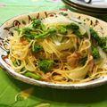 カナティーヌ's cooksnap of when they made 菜の花とベーコンの和風パスタ.