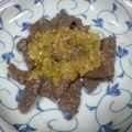 くま子♪'s cooksnap of when they made あっさり　牛モモ肉のねぎ塩添え.