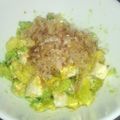 おねねこ's cooksnap of when they made アボカドとクリームチーズのめんつゆ和え★.