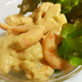 ルイネ's cooksnap of when they made カリフラワーとエビの特製ソース和え。.