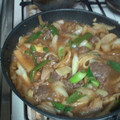 green?tea's cooksnap of when they made イノシシ☆超簡単すき焼き風炒め.