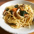boofoochee's cooksnap of when they made ツナと小松菜で和風パスタ.