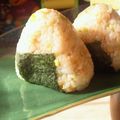Nana777's cooksnap of when they made たぬきにぎり.