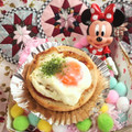 みなみんくっきんぐ's cooksnap of when they made 簡単！目玉焼きトースト.