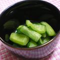 にゃぁくん's cooksnap of when they made 塩のみ！簡単きゅうりの漬物.
