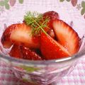 にゃぁくん's cooksnap of when they made いちごのマリネ♪.