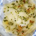 toshiebaba's cooksnap of when they made 醤油麹でお餅ピザ～じゃこ葱マヨチーズ.