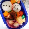 たまこうさん's cooksnap of when they made 簡単すぎ！雪だるまのお弁当♪.
