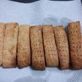 kaukauino's cooksnap of when they made ωマーガリンでチーズショートブレッドω.