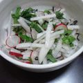 fuwamocos's cooksnap of when they made 大根と大葉の塩昆布和え.