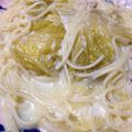 komachicco's cooksnap of when they made 簡単ずぼら飯☆白菜と鮭のクリームパスタ.
