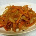 ＊＊aco＊＊'s cooksnap of when they made *人参の味噌バター炒め*.