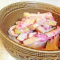 こはる・▽・'s cooksnap of when they made 大根の皮でエコ！梅マヨ和え★お弁当.