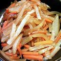 まきころ☆'s cooksnap of when they made 中華風大根炒め（キンピラ風）.