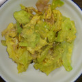 glacier's cooksnap of when they made ハムとキャベツの卵とじ♪.